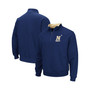 Men's Navy Navy Midshipmen Tortugas Team Logo Quarter-Zip Jacket