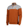 Men's Heathered Gray, Texas Orange Texas Longhorns Be the Ball Quarter-Zip Top