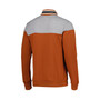 Men's Heathered Gray, Texas Orange Texas Longhorns Be the Ball Quarter-Zip Top
