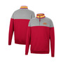 Men's Heathered Gray, Cardinal USC Trojans Be the Ball Quarter-Zip Top