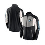 Men's Branded Black Minnesota United FC Net Goal Raglan Full-Zip Track Jacket