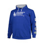 Men's Royal Los Angeles Dodgers Big and Tall Fleece Pullover Hoodie