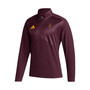 Men's Maroon Arizona State Sun Devils Sideline AEROREADY Raglan Sleeve Quarter-Zip Jacket