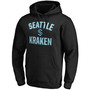 Men's Black Seattle Kraken Victory Arch Pullover Hoodie