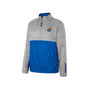 Men's Gray Kansas Jayhawks John Half-Zip Jacket