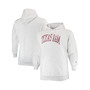 Men's Heathered Gray Texas A&M Aggies Big and Tall Reverse Weave Fleece Pullover Hoodie Sweatshirt