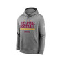 Men's Heathered Gray Washington Commanders Local Pullover Hoodie