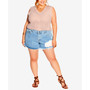 Trendy Plus Size Summer Spirit Mini Shorts