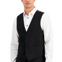 Men's Slim-Fit Black Solid Suit Vest, Created for Macy's