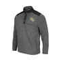 Men's Heathered Charcoal, Black UCF Knights Huff Snap Pullover