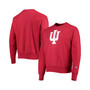 Men's Crimson Indiana Hoosiers Vault Logo Reverse Weave Pullover Sweatshirt
