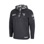 Men's Charcoal West Virginia Mountaineers OHT Military-Inspired Appreciation Digital Camo Quarter-Zip Hoodie