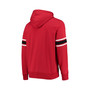 Men's '47 Red Atlanta Falcons Double Block Throwback Pullover Hoodie