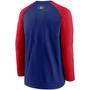 Men's Royal, Red Texas Rangers Authentic Collection Pregame Performance Pullover Sweatshirt