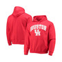 Men's Red Houston Cougars Campus Logo Pullover Hoodie