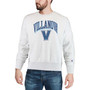 Men's Gray Villanova Wildcats Arch Over Logo Reverse Weave Pullover Sweatshirt