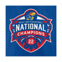 Men's Branded Royal Kansas Jayhawks 2022 NCAA Men's Basketball National Champions Official Logo Pullover Hoodie