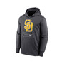 Men's Anthracite San Diego Padres Season Pattern Pullover Hoodie