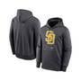 Men's Anthracite San Diego Padres Season Pattern Pullover Hoodie
