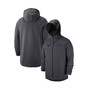 Men's Anthracite Texas Longhorns Tonal Showtime Performance Full-Zip Hoodie