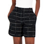Women's Windowpane Tweed High Rise Straight Shorts