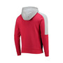 Men's Red, Black Atlanta Falcons Playoffs Color Block Full-Zip Hoodie