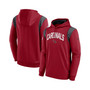 Men's Cardinal Arizona Cardinals Sideline Athletic Stack Performance Pullover Hoodie