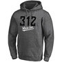 Men's Heather Charcoal Chicago White Sox The 312 Team Pullover Hoodie