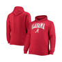 Men's Crimson Alabama Crimson Tide Big and Tall Arch Over Logo Powerblend Pullover Hoodie