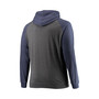 Men's Branded Navy, Heathered Charcoal Chicago Bears Big and Tall Lightweight Raglan Pullover Hoodie