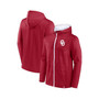 Men's Branded Crimson Oklahoma Sooners Ball Carrier Full-Zip Hoodie