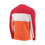 Men's Red and Orange Tampa Bay Buccaneers Color Block Pullover Sweatshirt