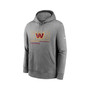Men's Heathered Gray Washington Commanders City Code Club Fleece Pullover Hoodie
