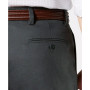 Men's Signature Lux Cotton Relaxed Fit Pleated Creased Stretch Khaki Pants