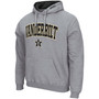 Men's Heather Gray Vanderbilt Commodores Arch and Logo Pullover Hoodie