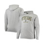 Men's Heather Gray Notre Dame Fighting Irish Big and Tall Arch Over Logo Powerblend Pullover Hoodie