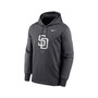 Men's Anthracite San Diego Padres Bracket Icon Performance Pullover Hoodie