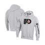 Men's Heathered Gray Philadelphia Flyers Reverse Weave Pullover Hoodie