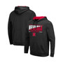 Men's Black Nebraska Huskers Slash Stack 2.0 Pullover Hoodie