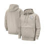 Men's Cream Villanova Wildcats Club Half-Zip Hoodie