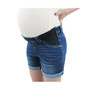 Maternity Shorts with Fray Stitched Down Hem and Under Belly