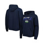 Men's College Navy Seattle Seahawks Ink Dye Pullover Hoodie