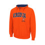 Men's Orange Virginia Cavaliers Arch and Logo 3.0 Full-Zip Hoodie