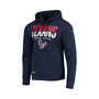 Men's Navy Houston Texans Combine Authentic Big Stage Pullover Hoodie