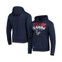 Men's Navy Houston Texans Combine Authentic Big Stage Pullover Hoodie