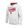 Men's White Oklahoma Sooners Slash Stack 2.0 Pullover Hoodie