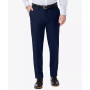 Men's Premium Comfort Slim-Fit Performance Stretch Flat-Front Dress Pants