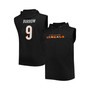 Men's Joe Burrow Black Cincinnati Bengals Big and Tall Muscle Pullover Hoodie