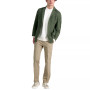 Men’s Premium No Iron Khaki Straight-Fit Stretch Flat-Front Pants