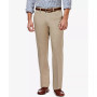 Men’s Premium No Iron Khaki Straight-Fit Stretch Flat-Front Pants